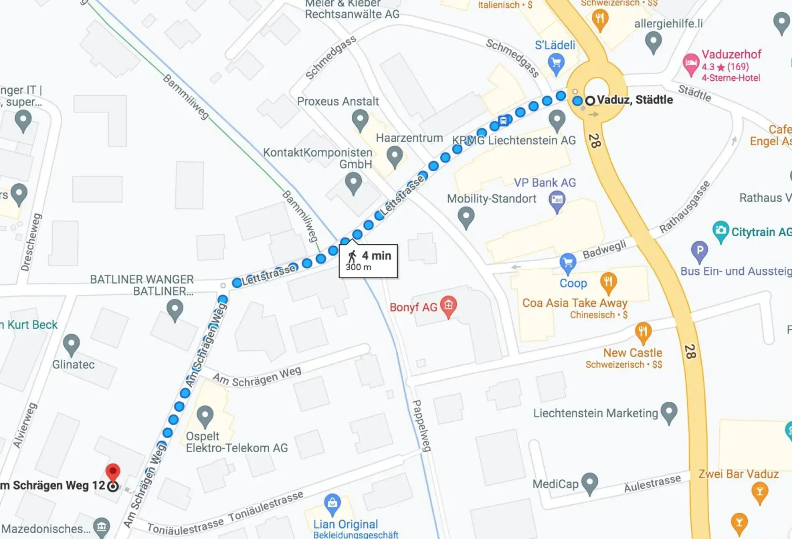 Schöne grosse Attika-Wohnung im Zentrum von Vaduz inkl. Parkplatz