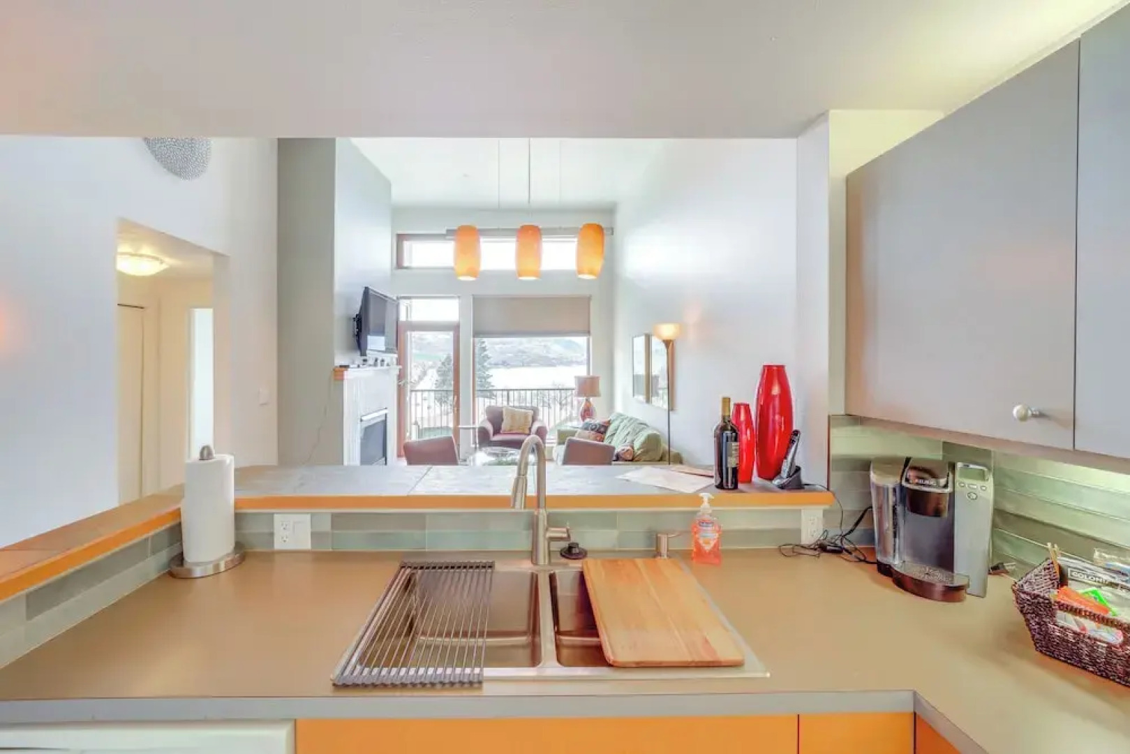 Walk to Lake Chelan: Top-level Waterfront Condo