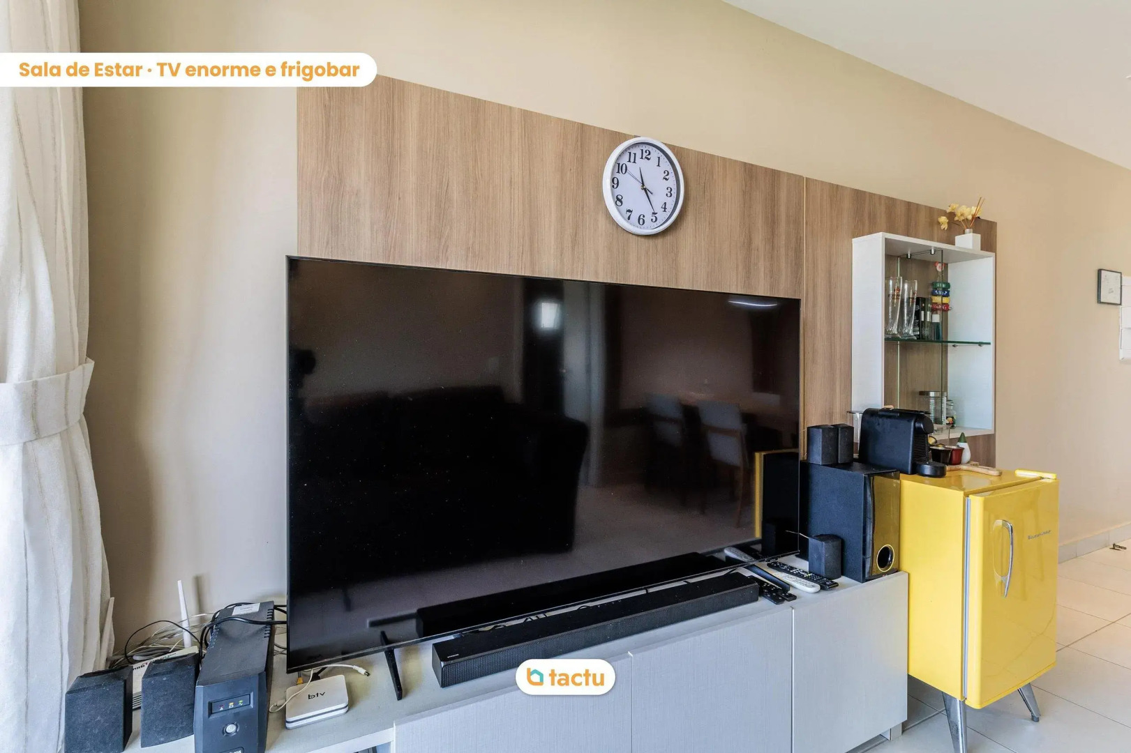 Estúdio de 39 m2 com rede na varanda no VG Sun Cumbuco por Tactu