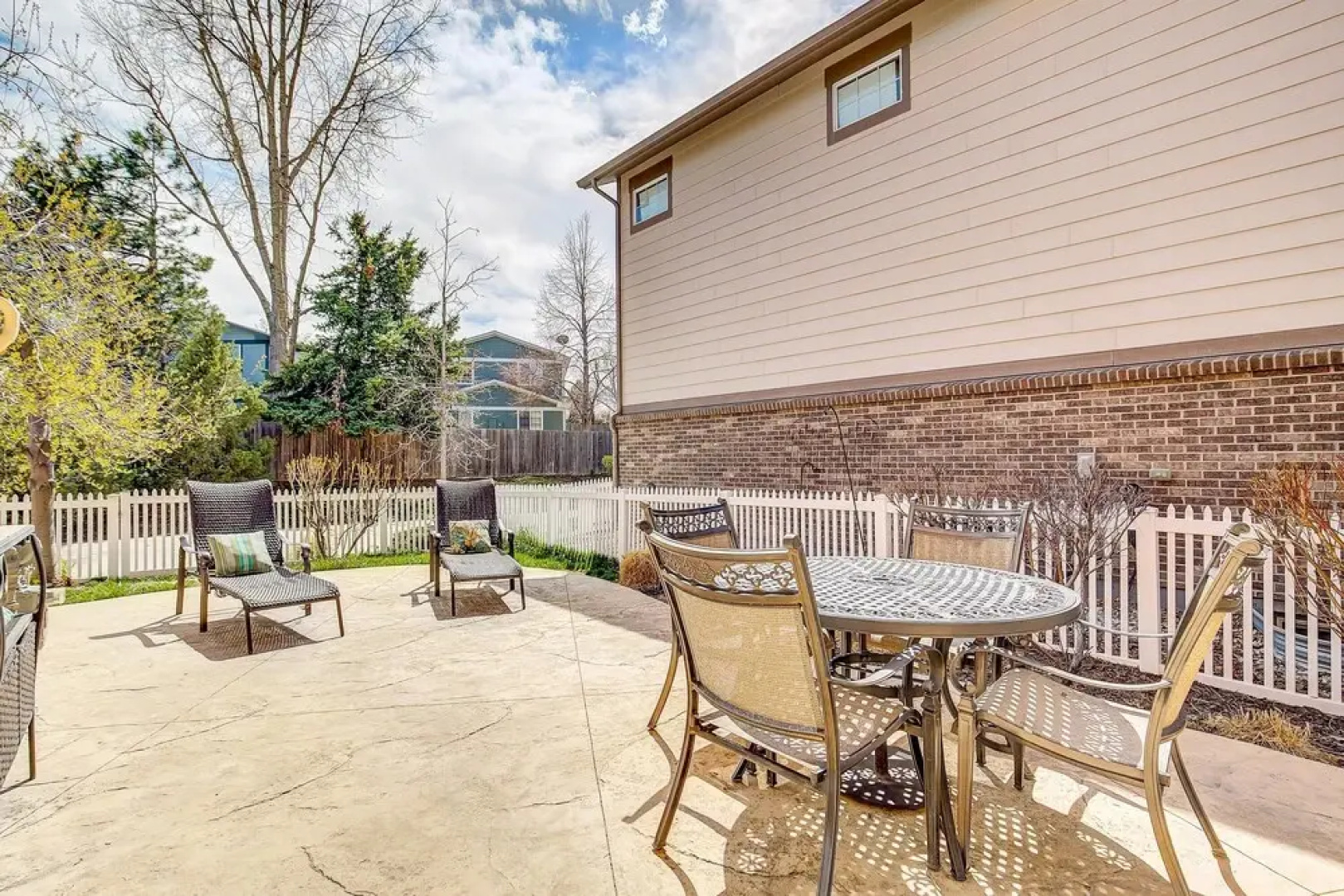 Stunning Home Patio Entertainment Space