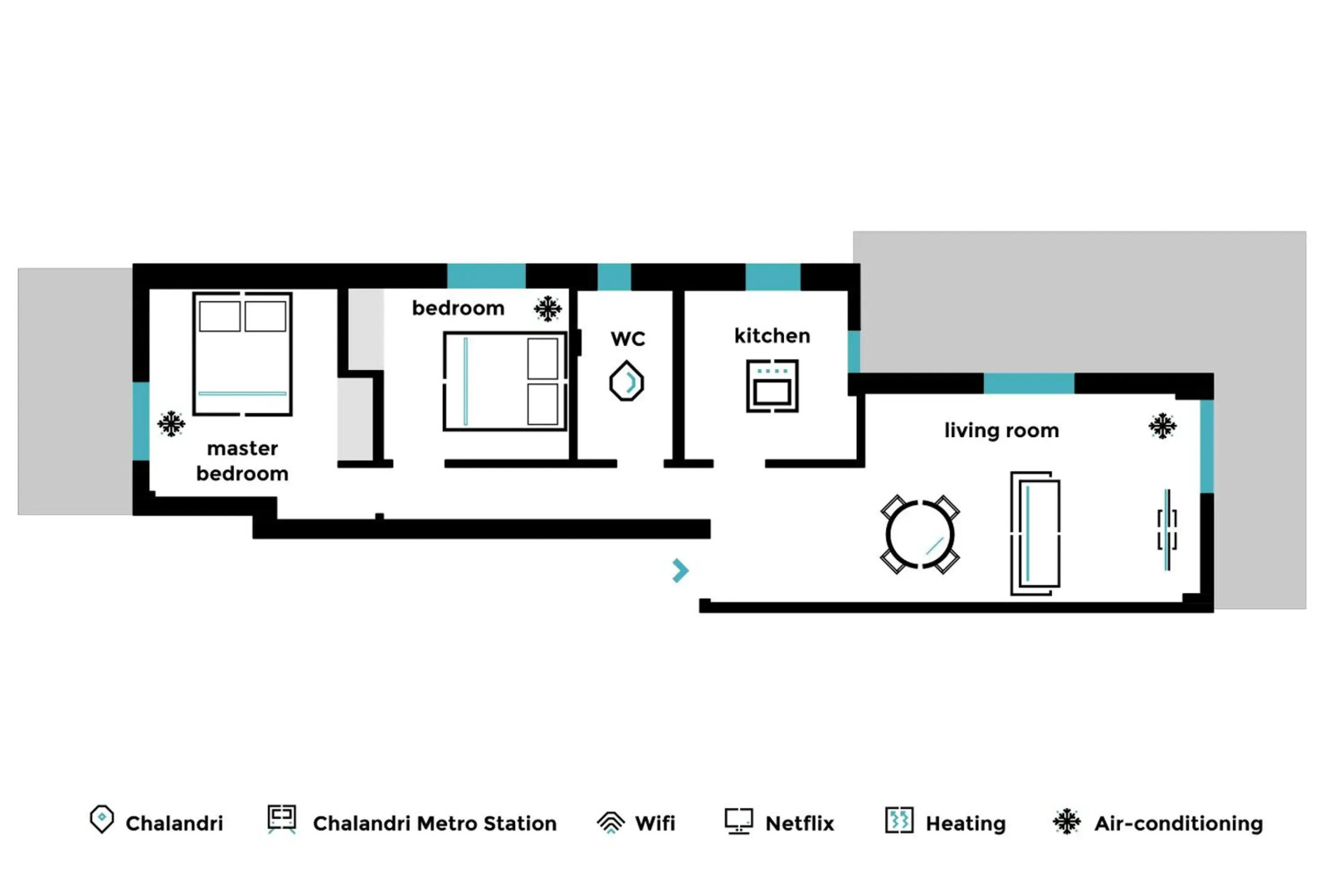 Pleasant 2BR Apartment near HELEXPO by UPSTREET