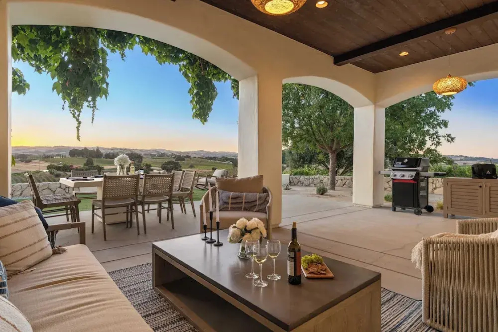 Wine Country Escape w/ Views + Wine Cellar & Gym Caterina Dusi Vineyard by Avantstay