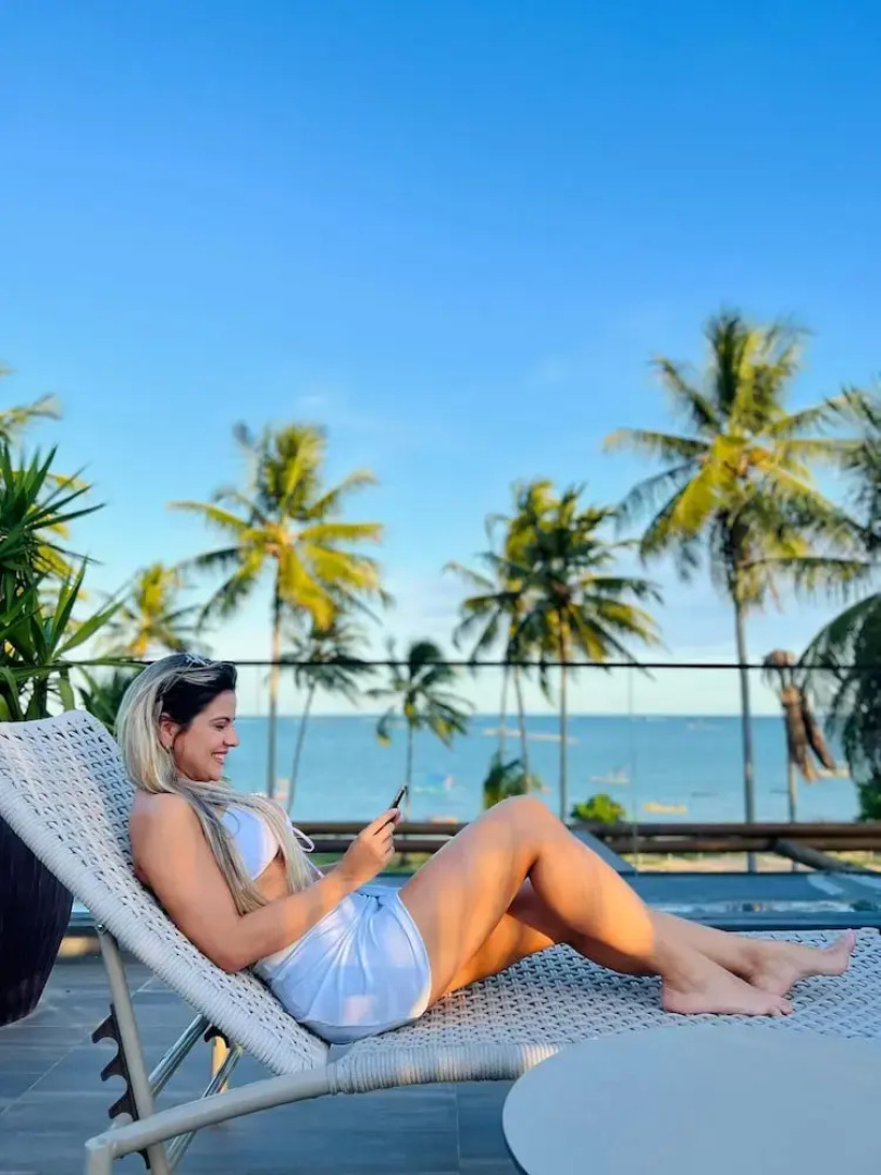 Casa Exuberante em Frente ao mar com 5 Suites