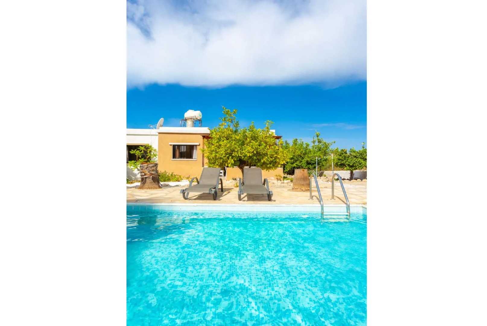 Villa Eleni Large Private Pool Walk to Beach Sea Views A C Wifi Car Not Required Eco-friendly - 1840