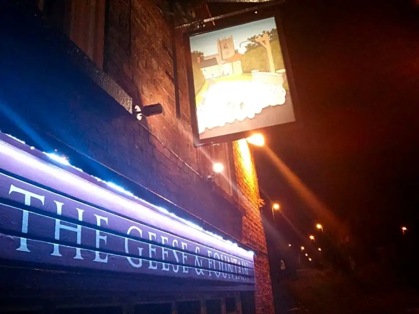The Geese and Fountain