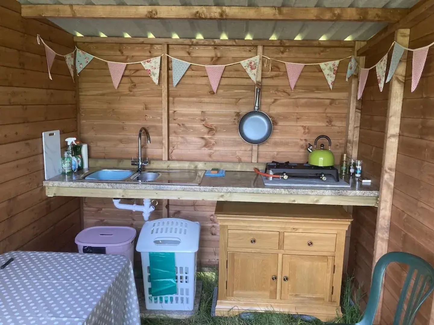Glamping at The Homestead - Ensuite Bell Tent - Campsite