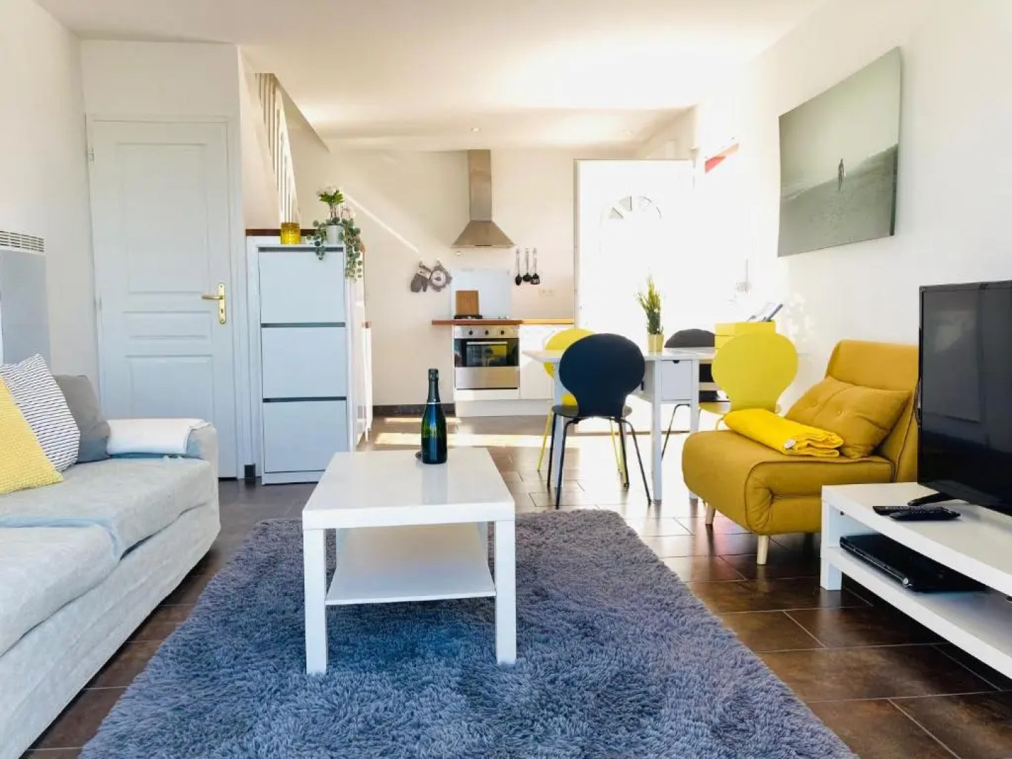 Grand appartement 1ch vue Océan