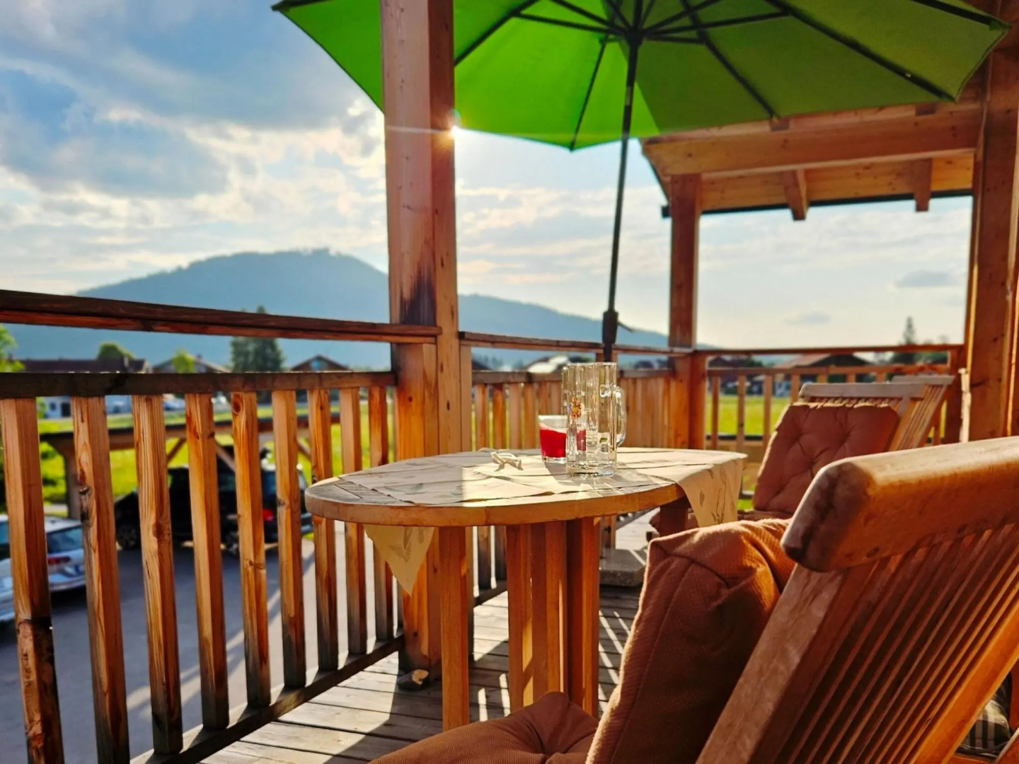 Apartment with sauna and panoramic view in Inzell