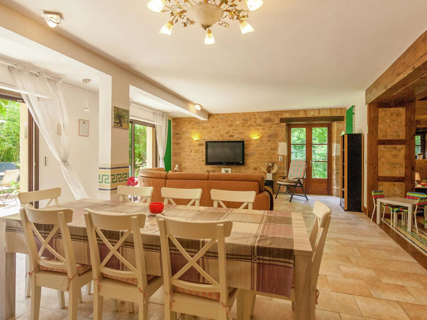 Spacious Farmhouse With Private Heated Pool in a Rustic Garden