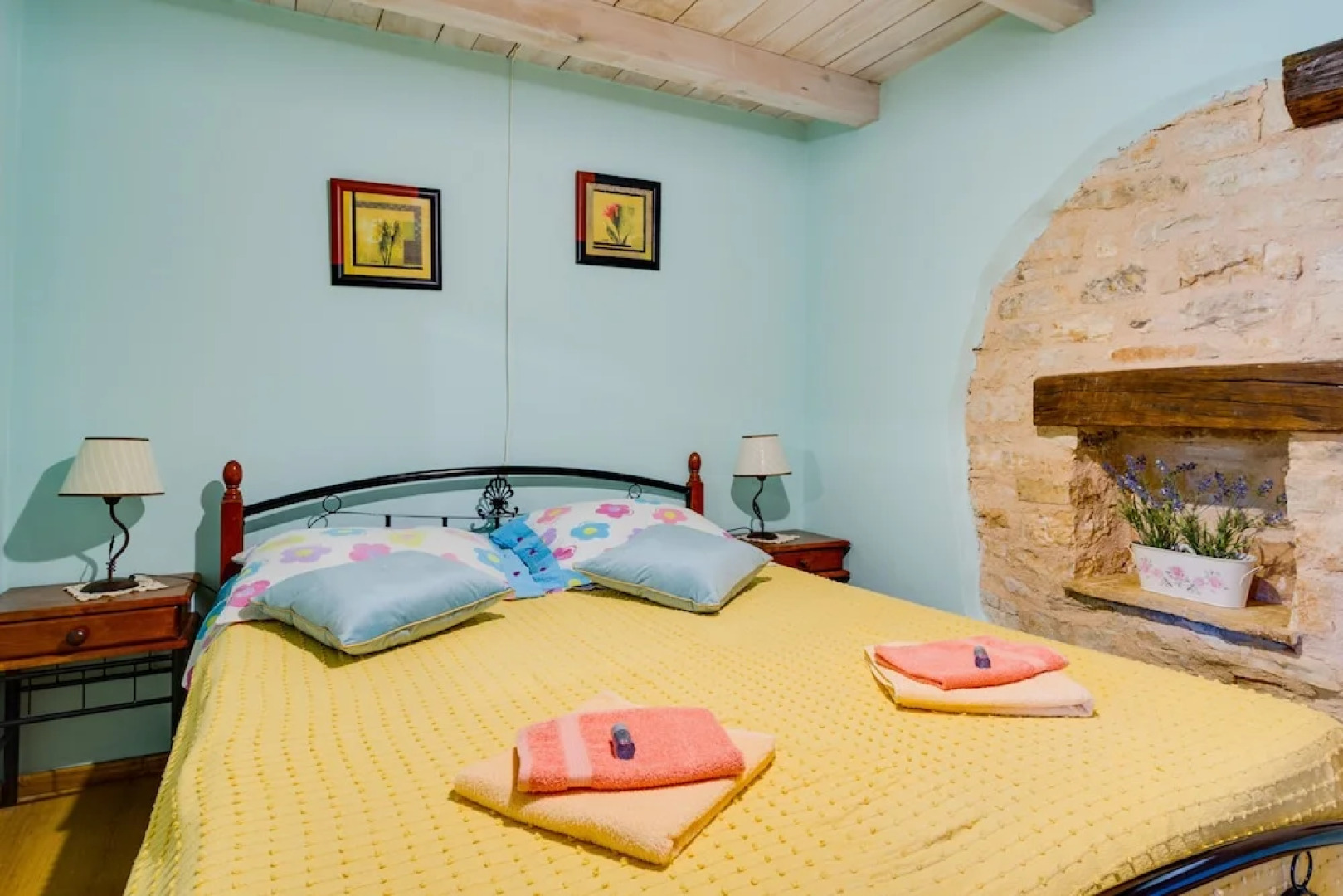 Especially charm stone house with a pool