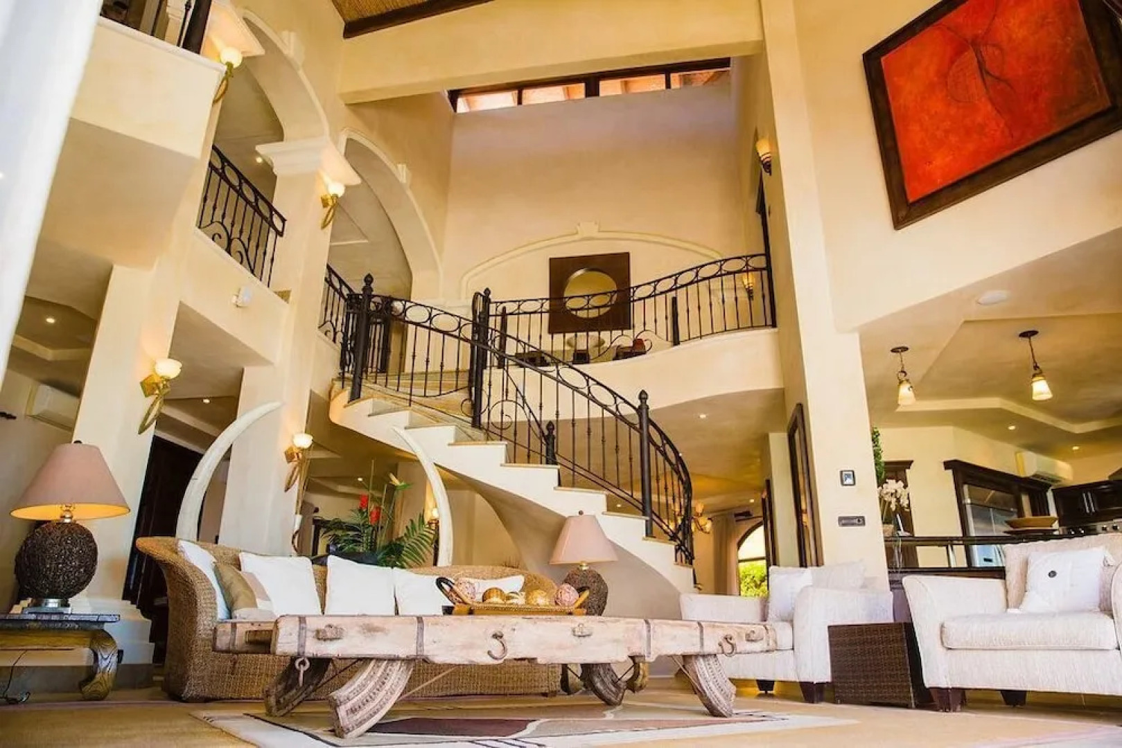 Luxurious Beachfront Mansion with a Stunning Infinity Pool in Playa Flamingo