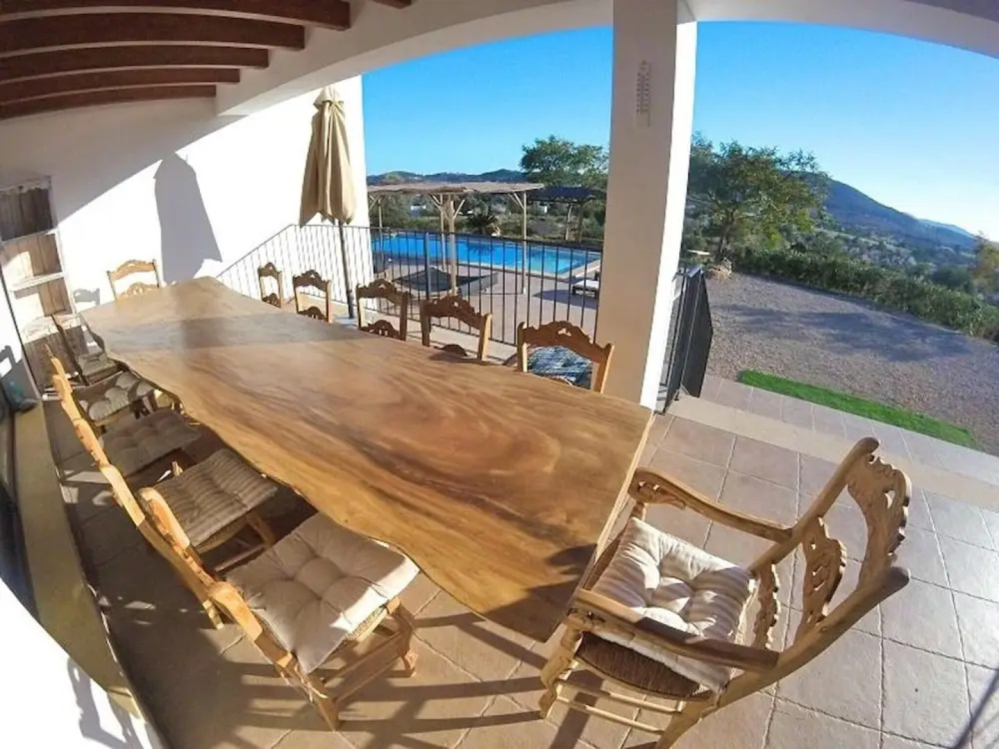 Villa With 5 Bedrooms in Sant Carles de Peralta, With Wonderful Mountain View, Private Pool, Furnished Garden Near the Beach