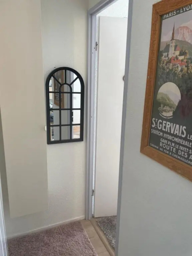 Studio Turquoise quartier Grattague vue MontBlanc