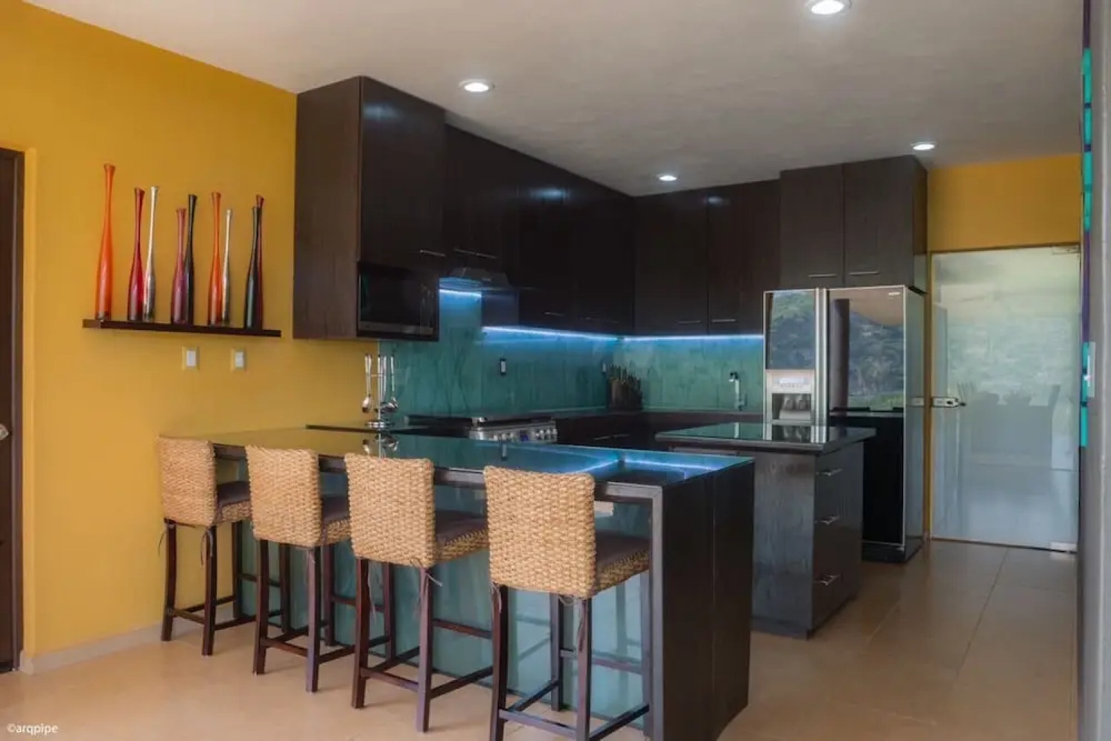 Casa Ave del Risco (Villa con río y cascada al interior)