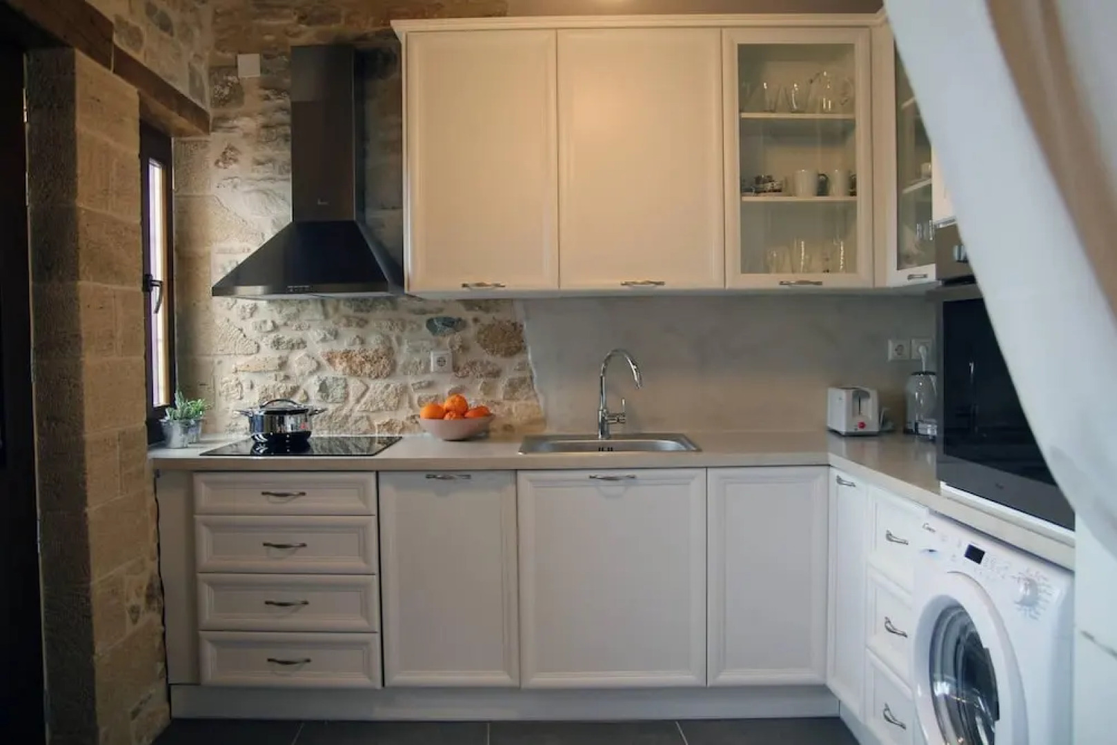 Villa With one Bedroom in Kolymvari Chania Crete , With Wonderful sea View, Furnished Terrace and Wifi Near the Beach