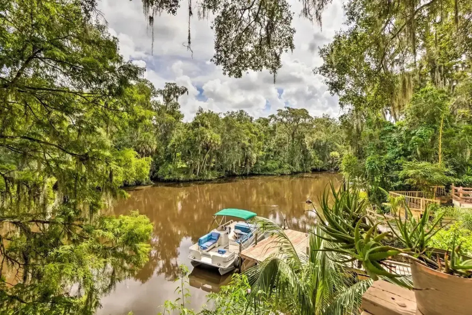 Lush Riverfront Escape w/ Private Boat Dock!