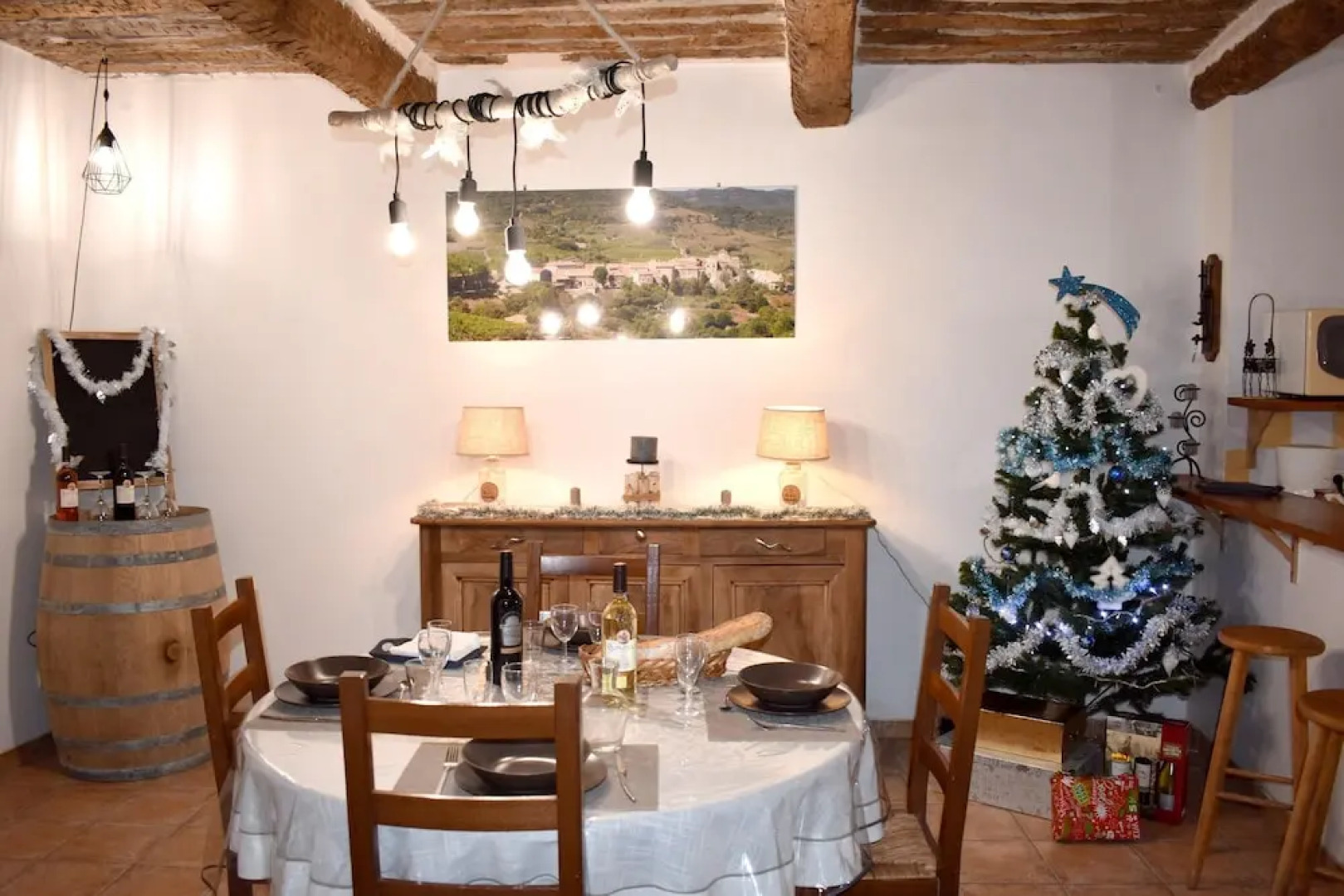 House With 3 Bedrooms in Quintillan, With Furnished Terrace and Wifi -