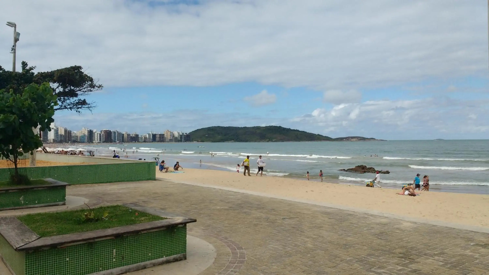 Praia do morro com Wi-Fi