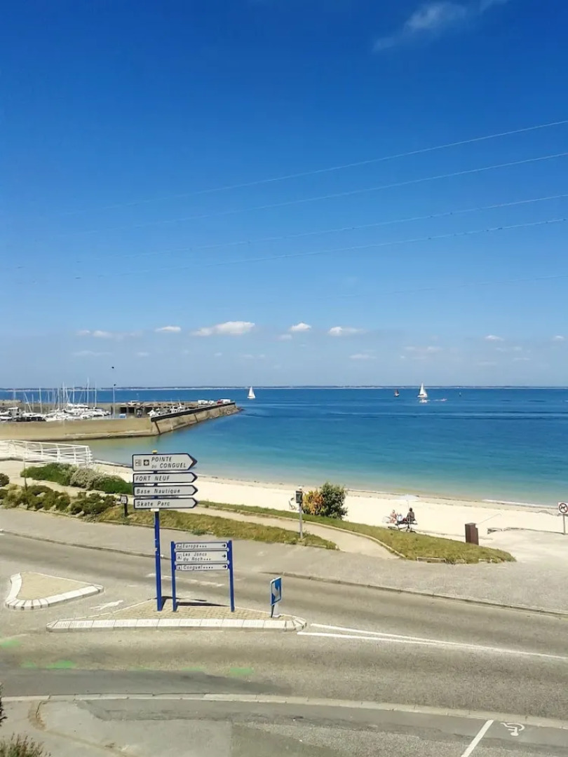 Apartment With one Bedroom in Quiberon, With Wonderful sea View and Fu