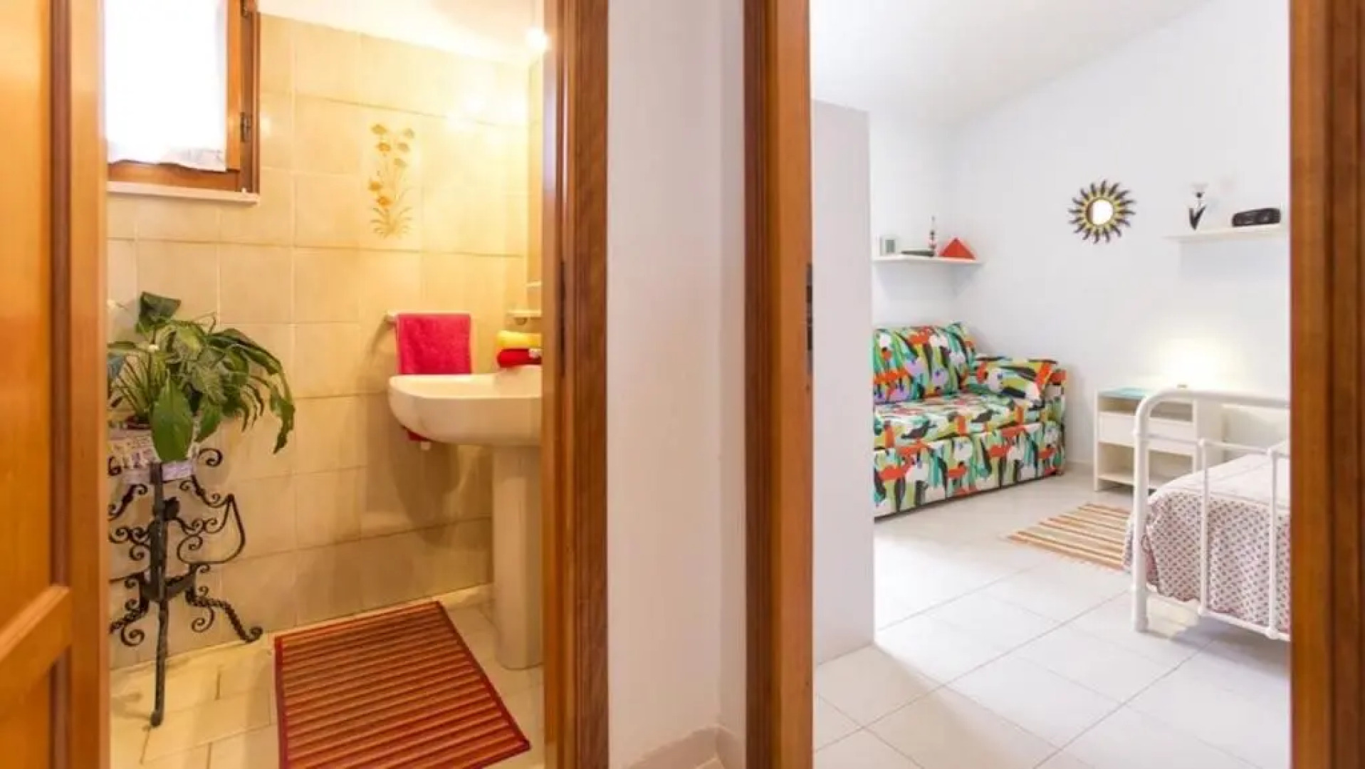 Villa sulla riva della marina di Sorso 3 camere veranda sul mare giardino