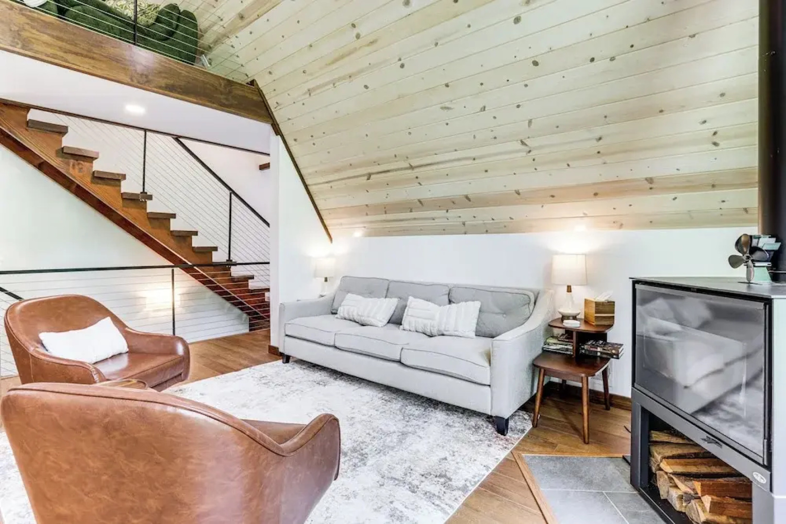 1 Mi to Resort Beach: Alpine Lake A-frame!