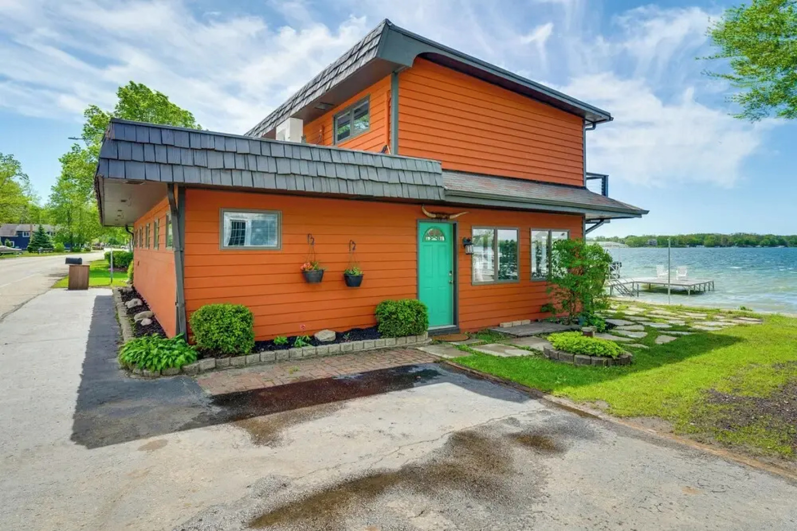 Steps to Powers Lake: Wisconsin Family Home