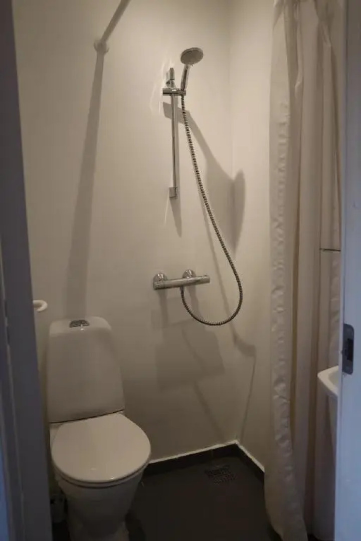 Charming Red Courtyard Apartment