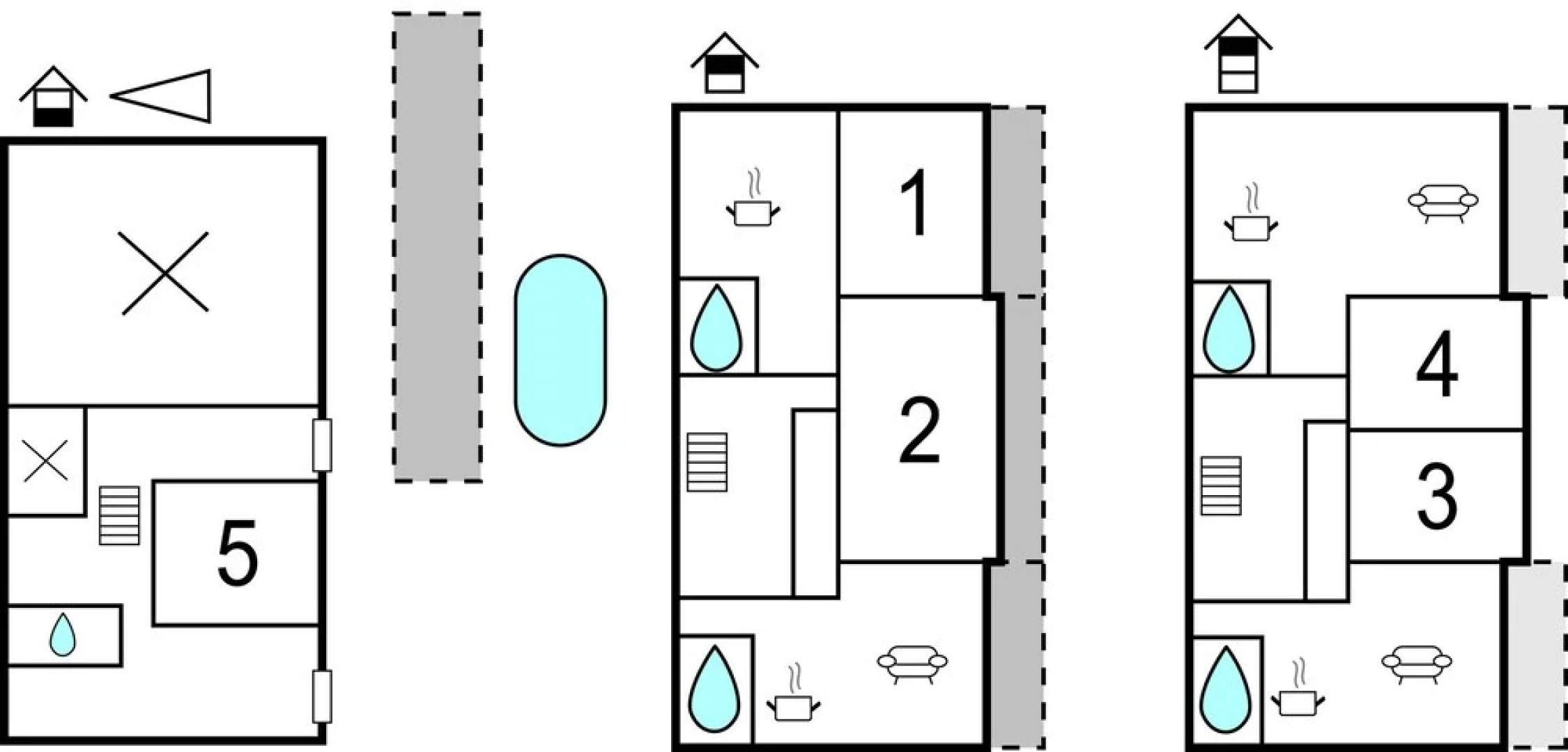 Beautiful Home in Banj With Wifi and 5 Bedrooms