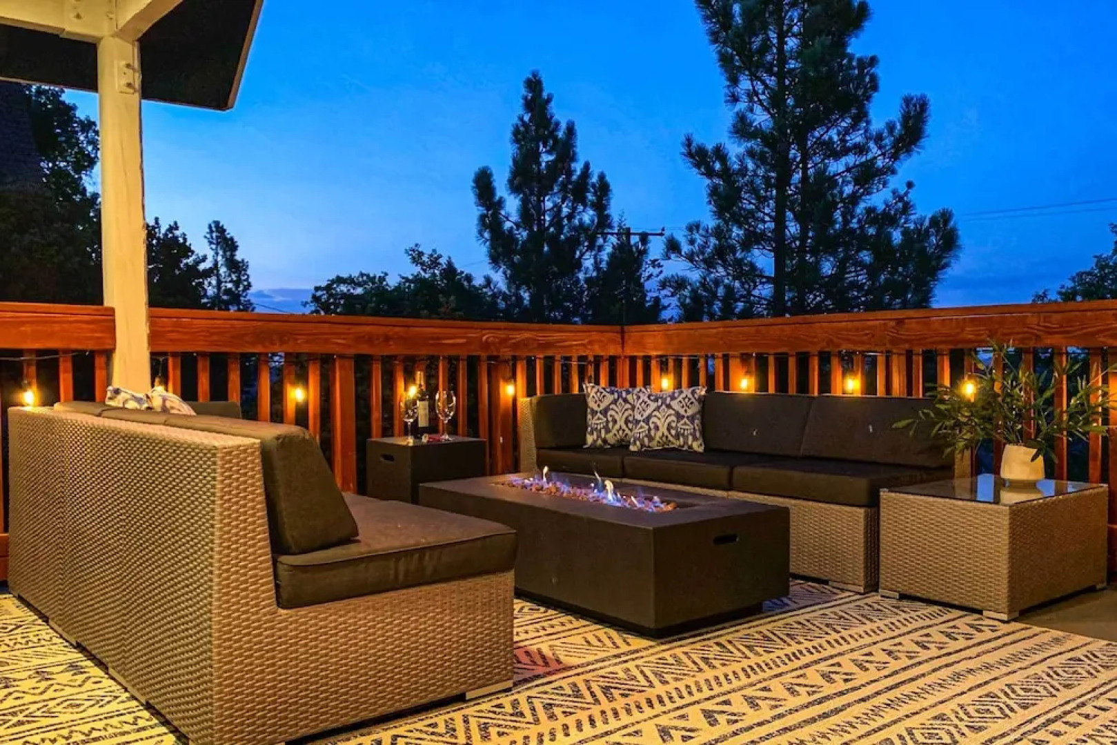 Luxe Lake Arrowhead Farmhouse w/ Deck + Patio