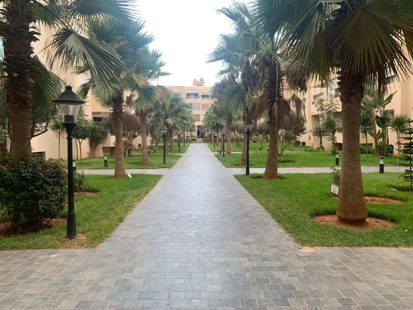 Lovely Apartment in the best area of city Orchidées with 2-bedroom with a nice pool and garden