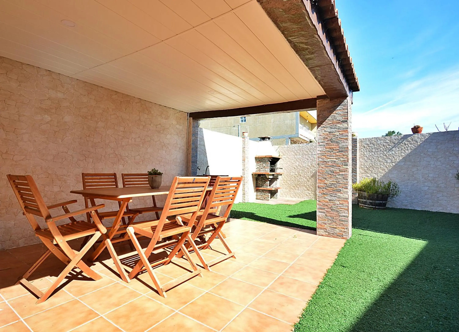 Casa de playa en un pequeño paraíso