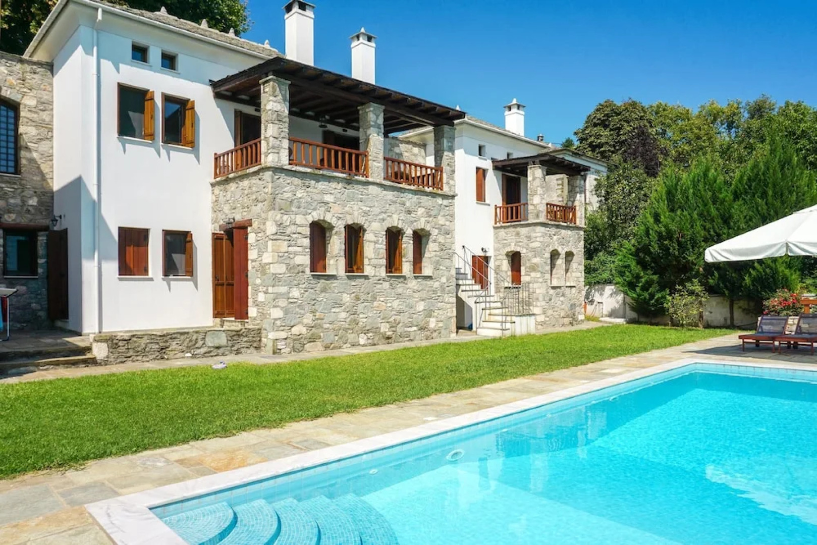 Villa With 5 Bedrooms in , With Wonderful sea View, Private Pool, Encl