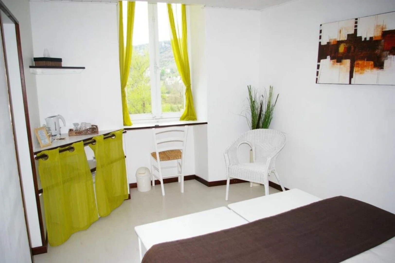 Un jardin dans la falaise