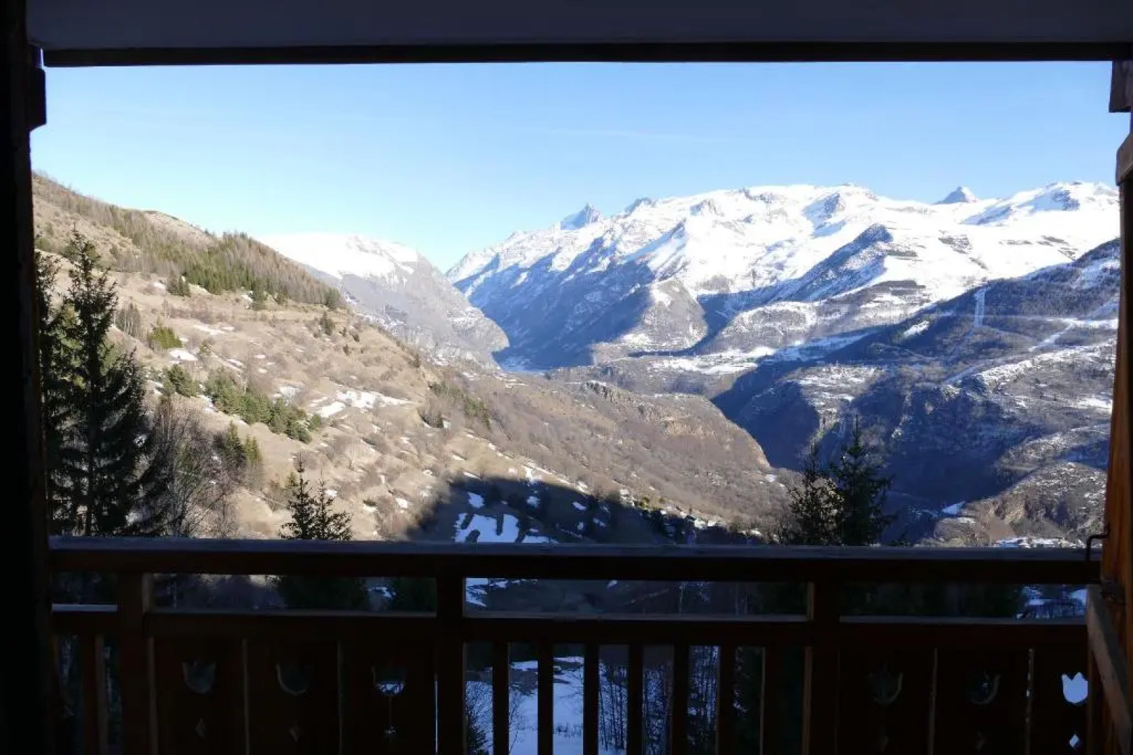 Studio coin montagne à Auris en Oisans avec vue magnifique
