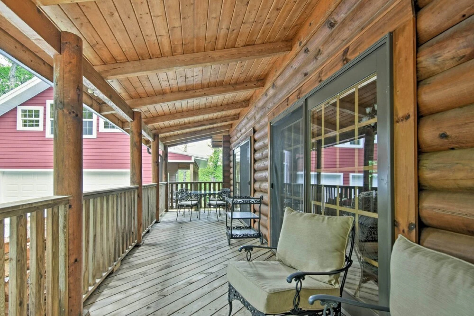 Wraparound Deck: Linville Mountain Cabin
