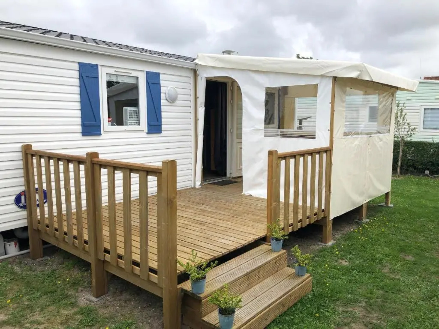 Mobil-home 5 personnes proche de la plage