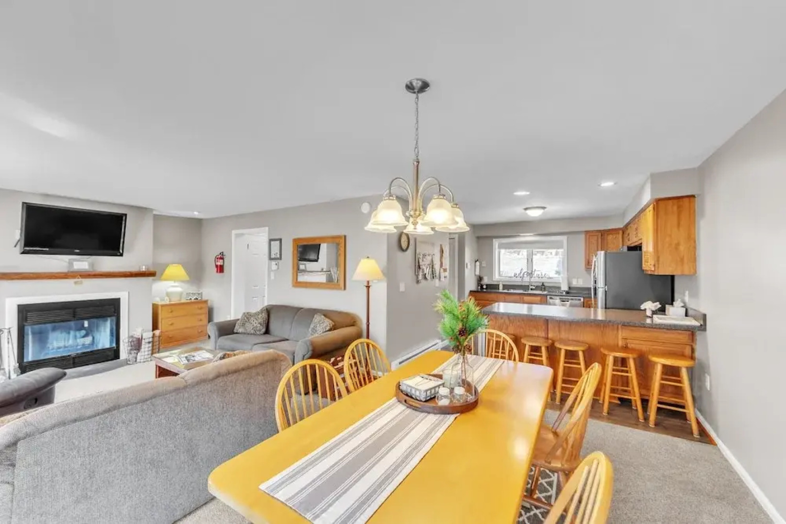 Fox Lair 29l - Cozy End Unit With Mountain Views 2 Bedroom Townhouse by The Summit at Gore Mountain