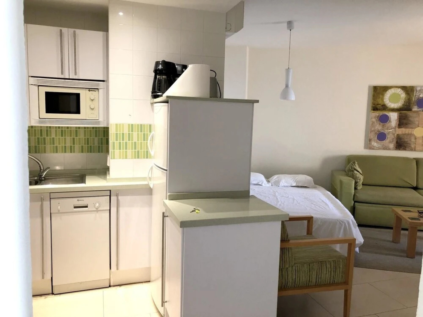 Apartment With one Bedroom in Benalmádena, With Wonderful sea View, Po