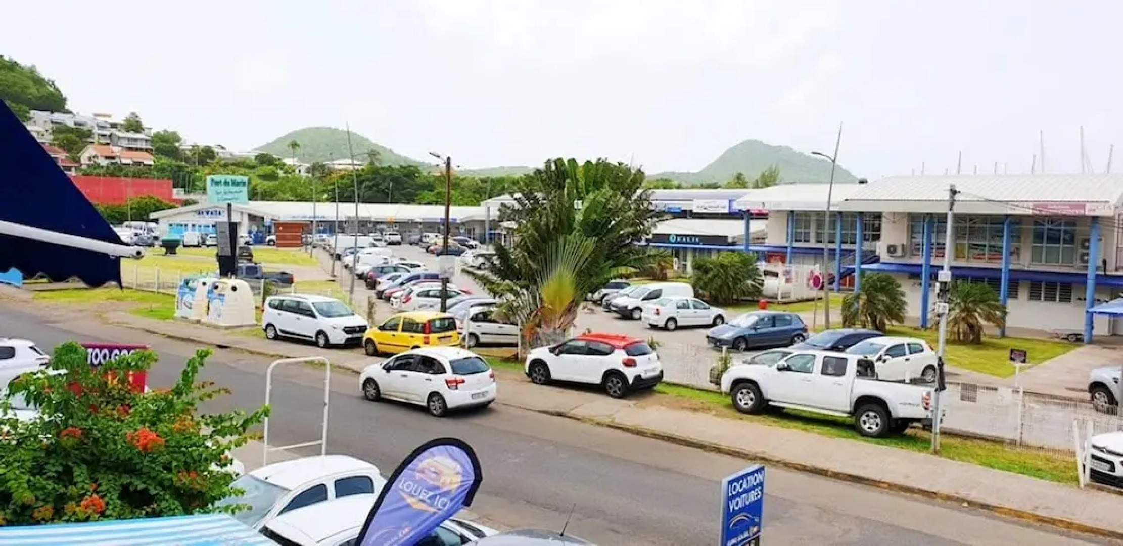 Studio in Le Marin, with Wonderful Sea View, Furnished Balcony And Wifi - 7 Km From the Beach