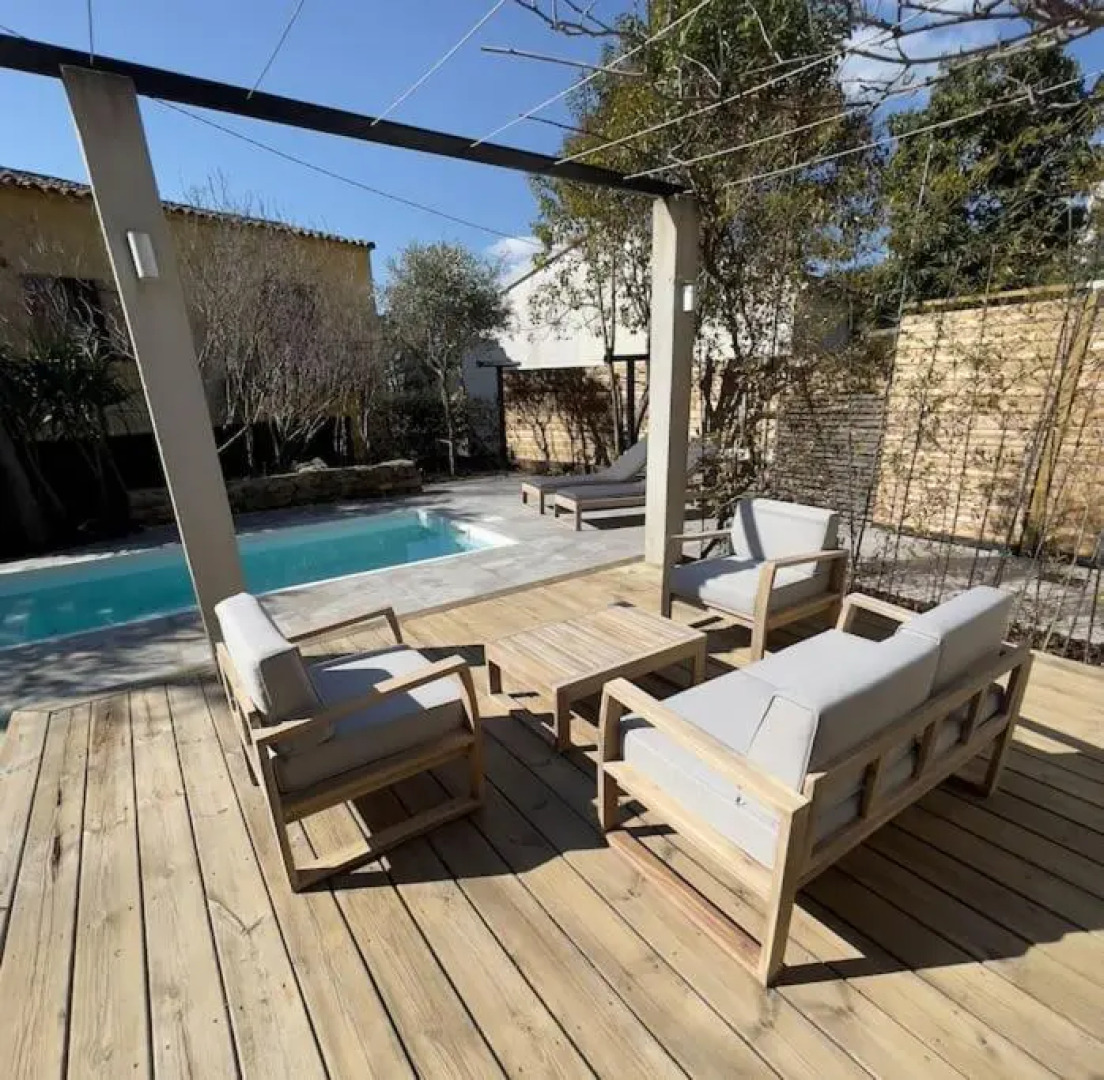 Maison avec piscine chauffée à 15mn de la plage