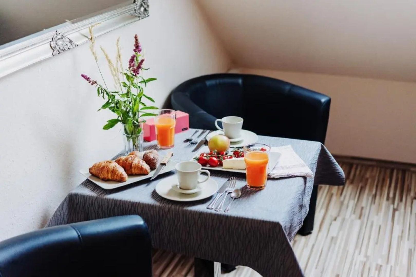 Wurmberg Hexe mit Blick auf den Wurmberg