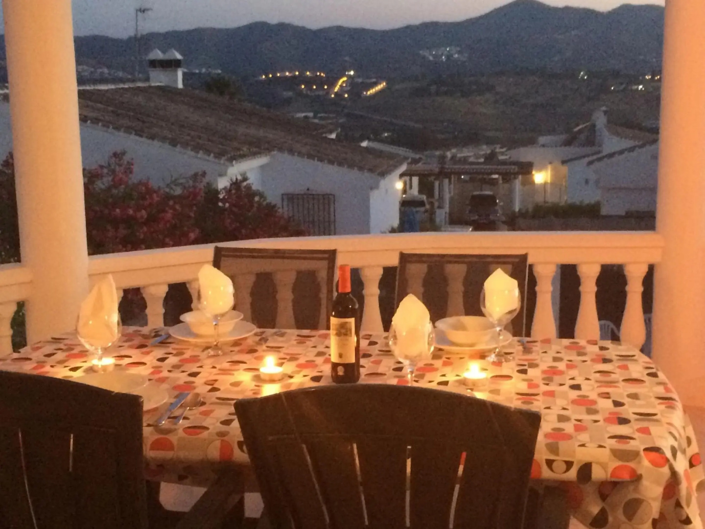 Inviting holiday home in Puente de Salia with roofed terrace