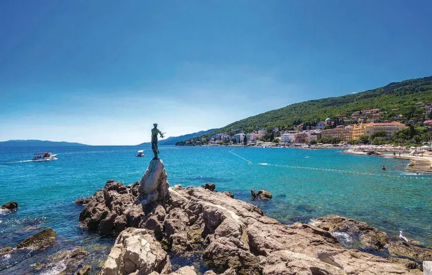 Beautiful Apartment in Rijeka With Outdoor Swimming Pool, Wifi and 2 Bedrooms