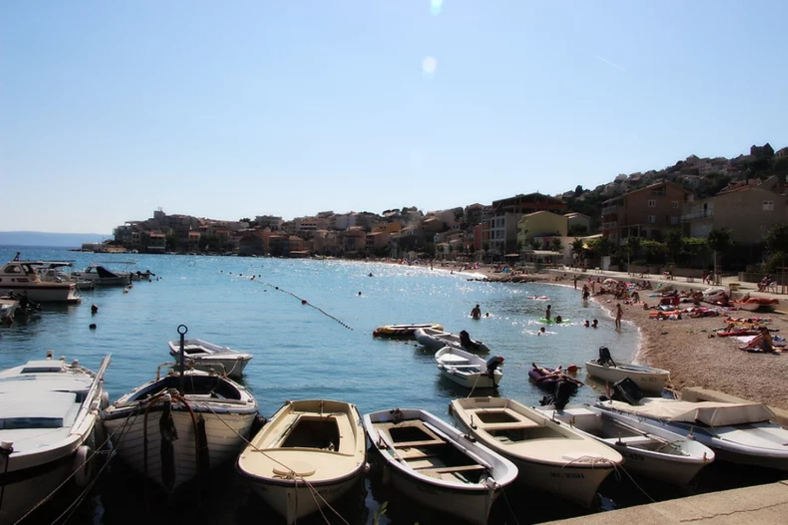 Apartment Blue - 100 m from sandy beach: A1 Igrane, Riviera Makarska