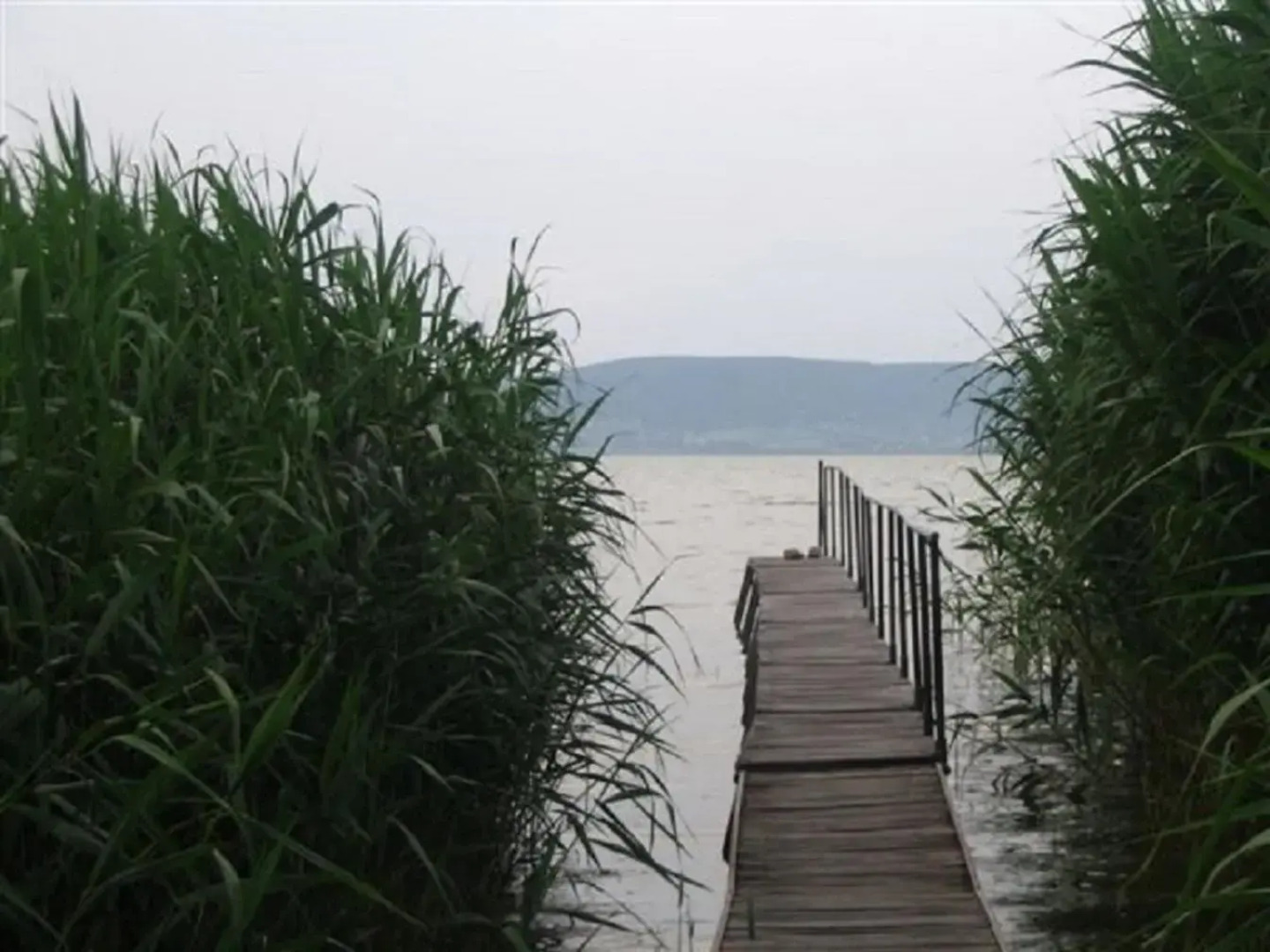 14 férőhelyes ház saját stéggel, játszótérrel Balatonfenyvesen vízparti utcában