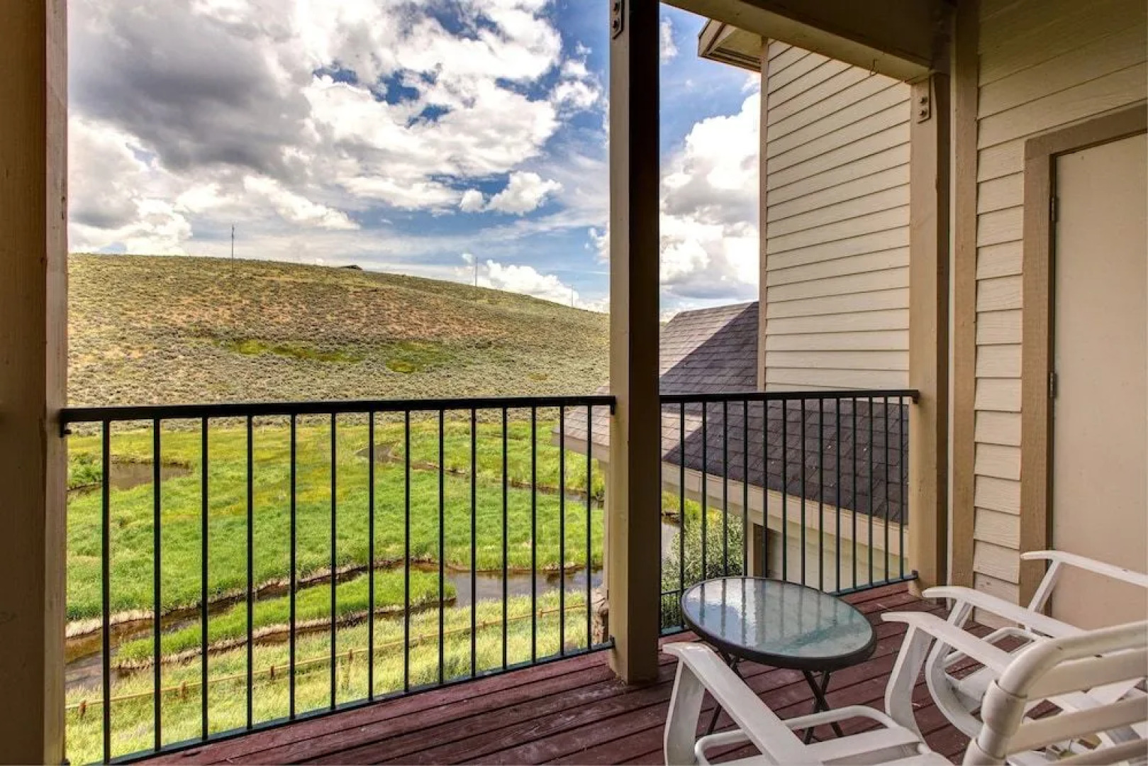 Stream and Mountain Views at Canyon Creek by RedAwning