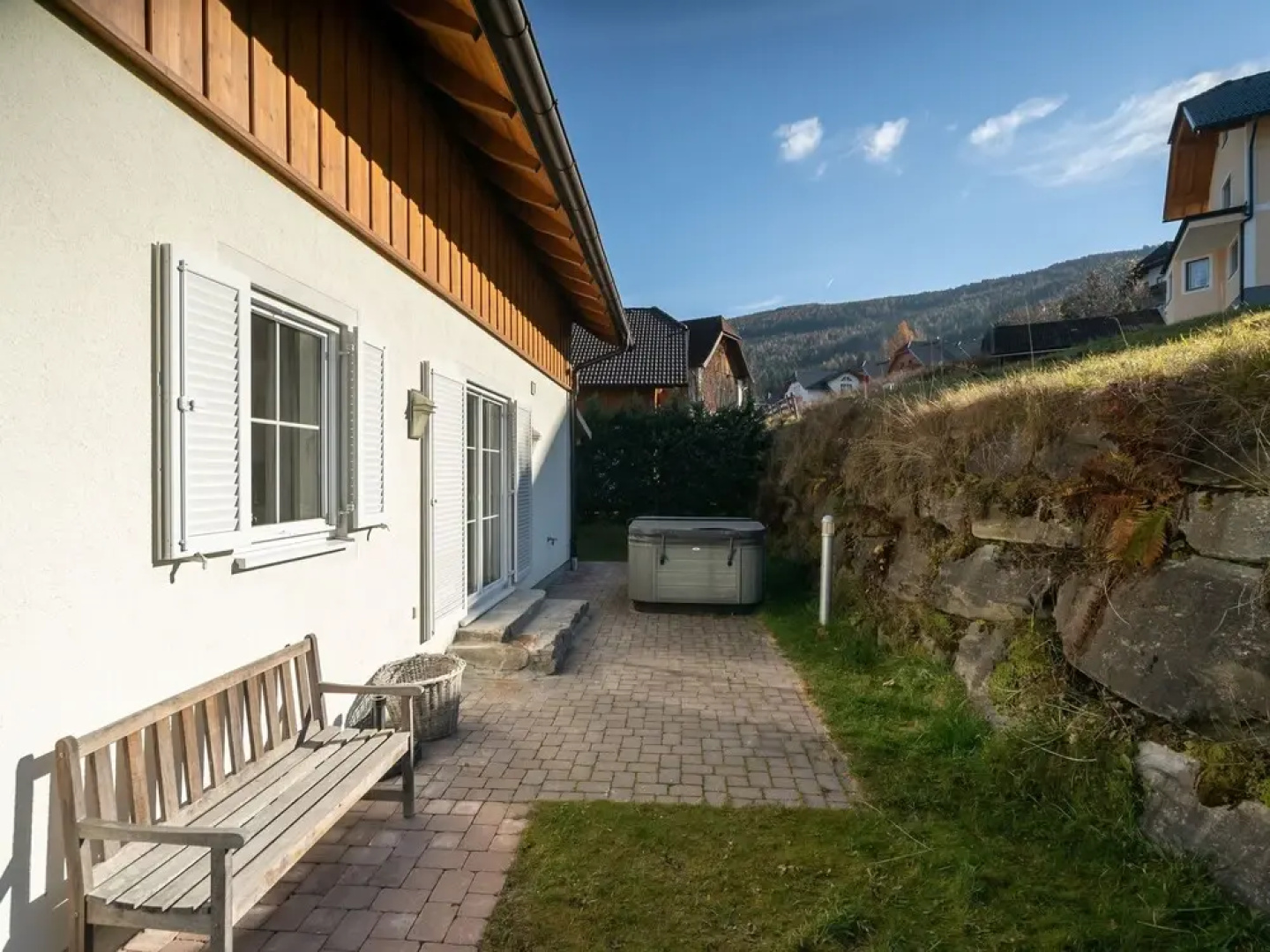 Fancy Chalet In Sankt With Sauna Jacuzzi And Ski Storage