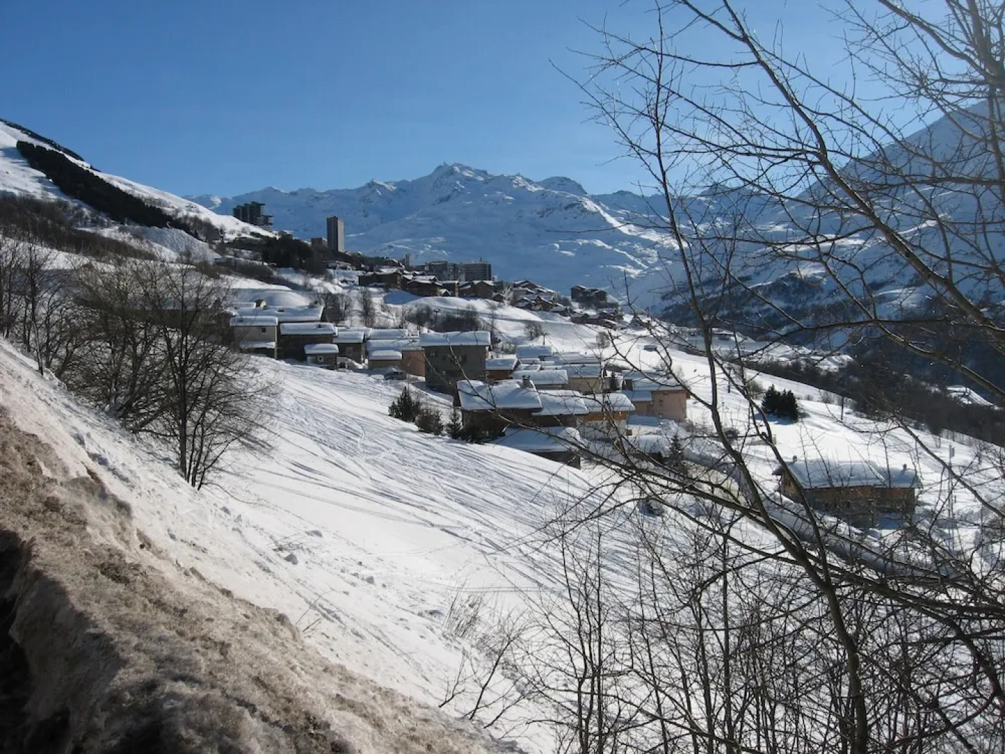 Apartment With 3 Bedrooms in Les Ménuires, With Wonderful Mountain Vie