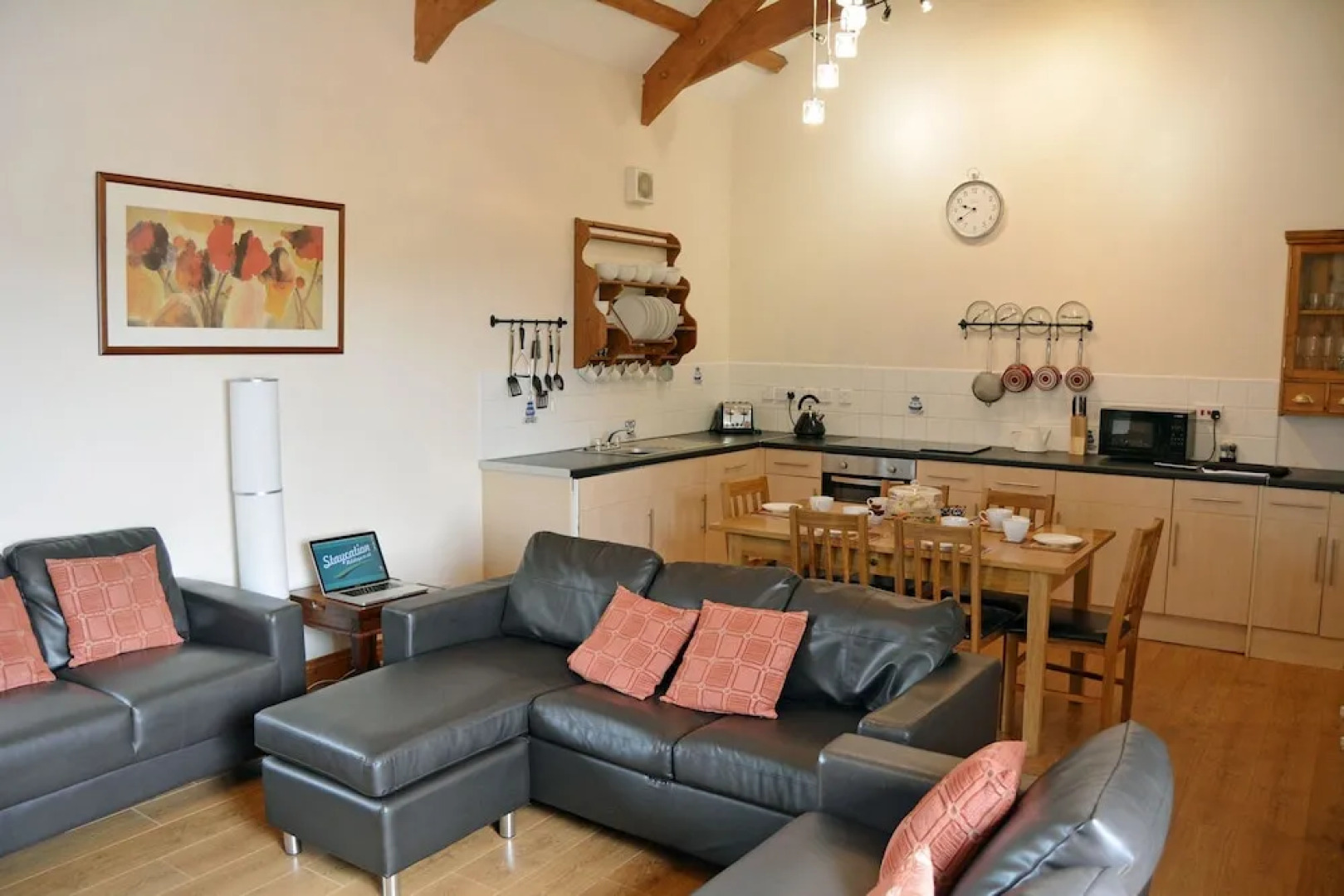 A spacious barn conversion with charming features near Looe
