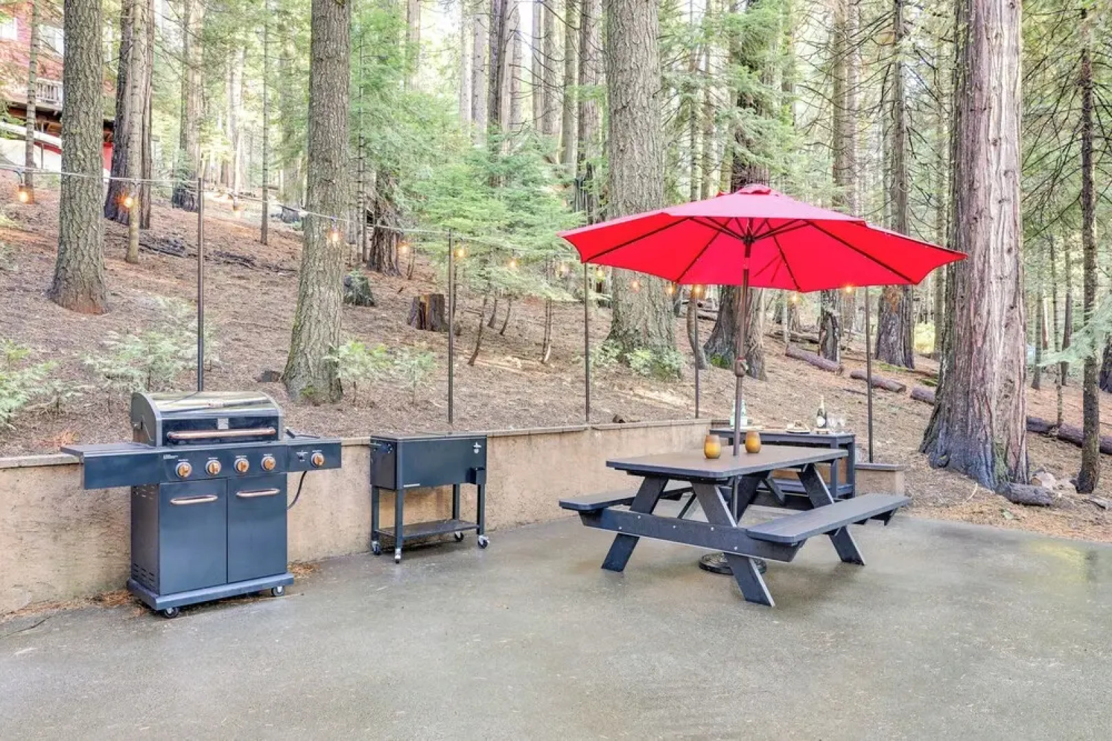 3 Mi to Calaveras Big Trees: Cabin w/ Fire Pit!